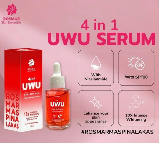 Rosmar UWU 3 in 1 Serum AHA-BHA-PHA SPF60