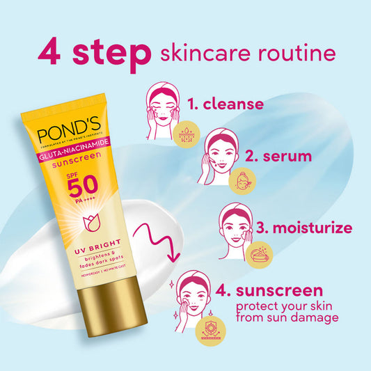 Pond’s UV Bright Sunscreen with Gluta-Niacinamide 50ml