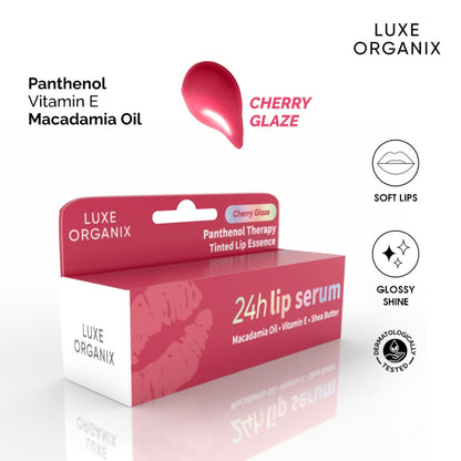 Luxe Organix Panthenol Therapy 24h Lip Serum Tinted Lip Essence 10g (Choose a Variant)