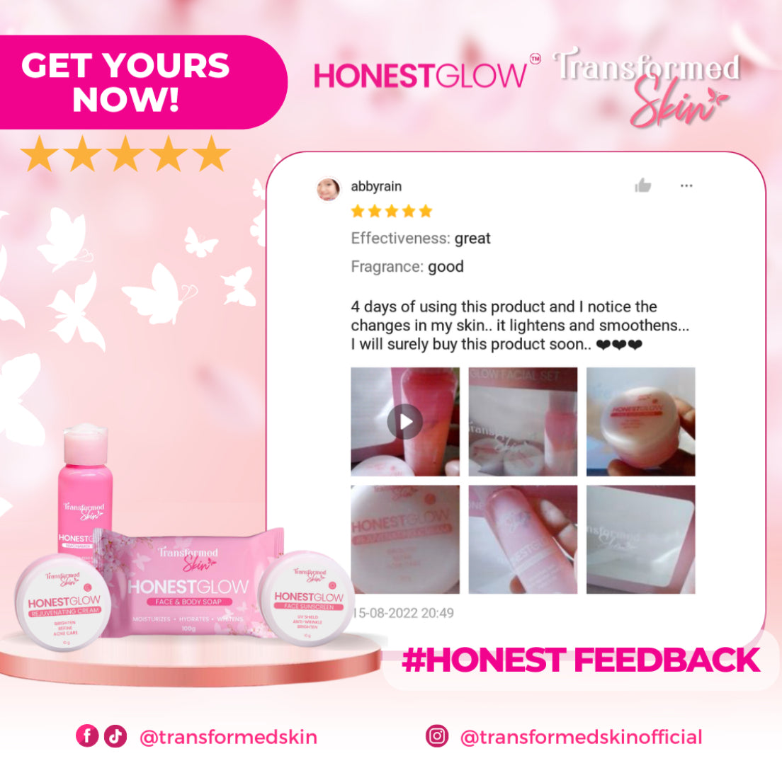 Honest Glow Transformed Skin Facial Set