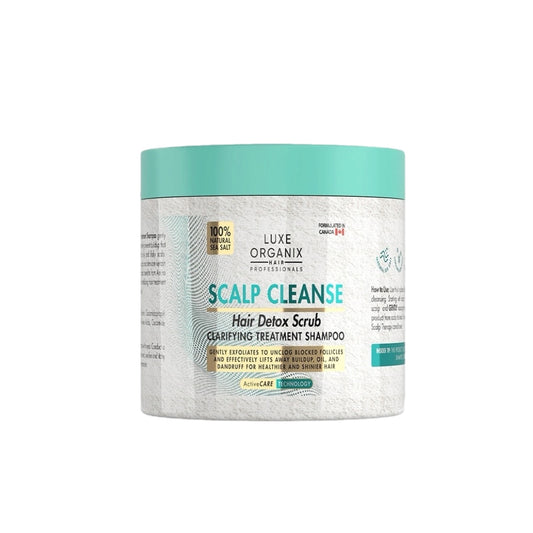 Luxe Organix Scalp Cleanse Hair Detox Scrub Clarifying Treatment Shampoo 220g