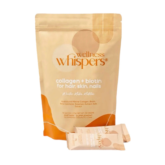 Wellness Whispers Collagen + Biotin Winter Melon Milk Tea 10s