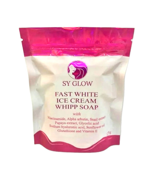 SY Glow Ice Cream Whip Soap 125g