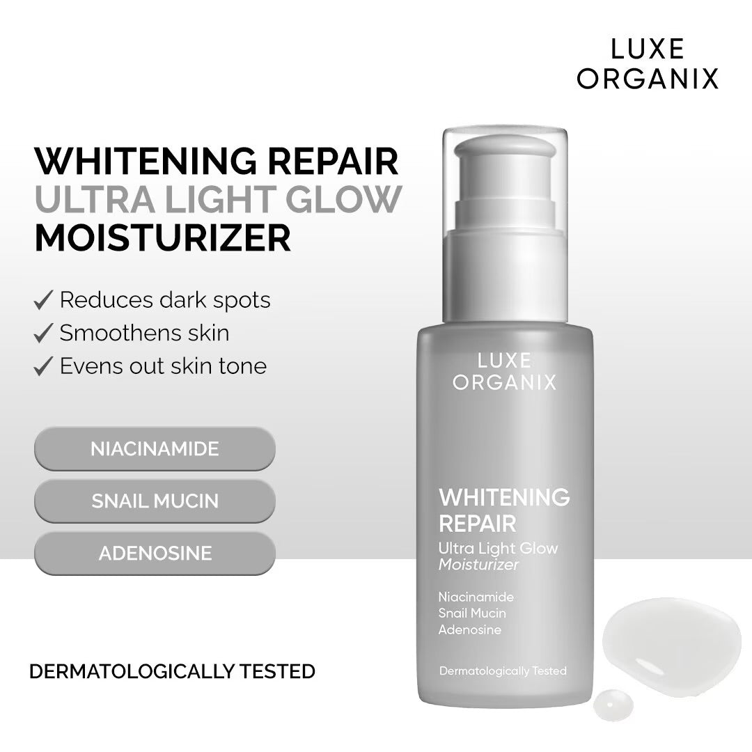 Luxe Organix Whitening Repair Ultra Light Glow Moisturizer 80ml