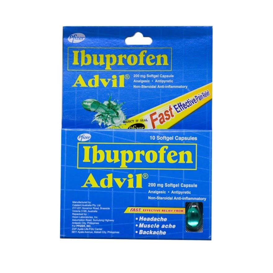 Advil Ibuprofen 200mg (10 Softgel Capsules)