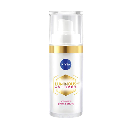 Nivea Face Care LUMINOUS 630 SPOTCLEAR Serum for Dark Spots with Hyaluronic Acid + Vitamin E 30ml