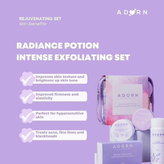 Adorn Radiance Potion Intense Exfoliating Set