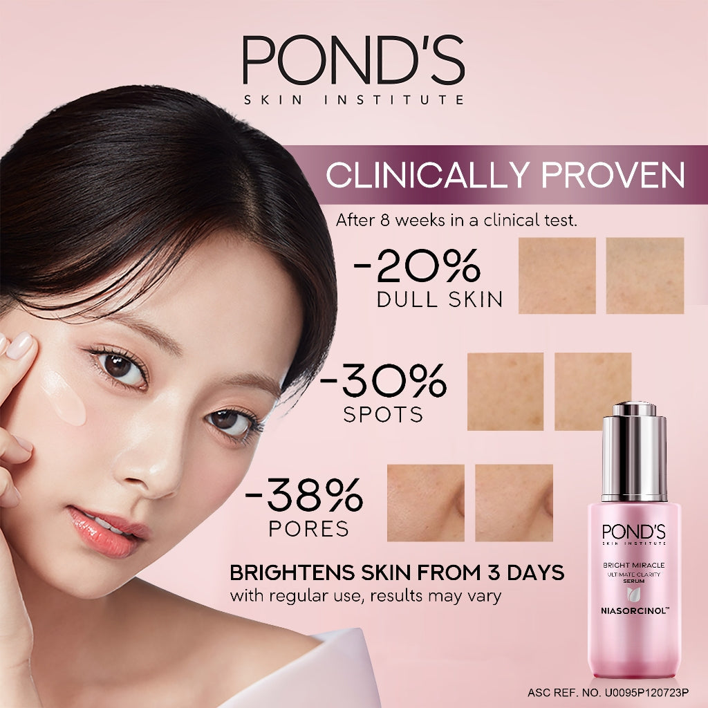 Pond's Bright Miracle Ultimate Clarity Serum Niasorcinol  30g