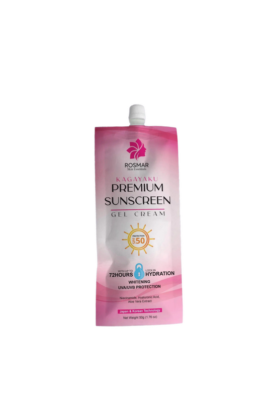 Rosmar Kagayaku Premium Sunscreen Gel Cream SPF50 (50g)
