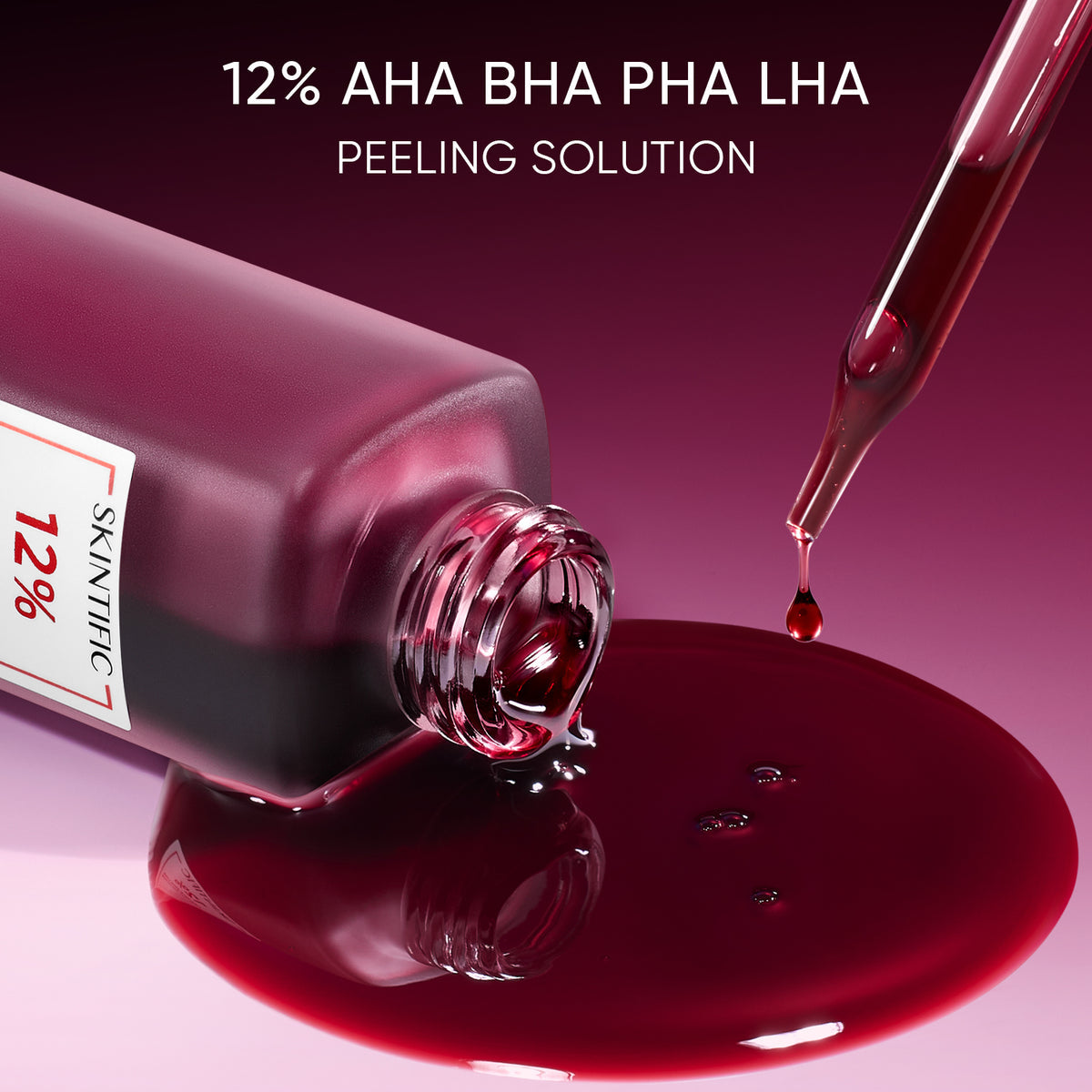 SKINTIFIC 2% AHA BHA PHA LHA Peeling Solution 30ml