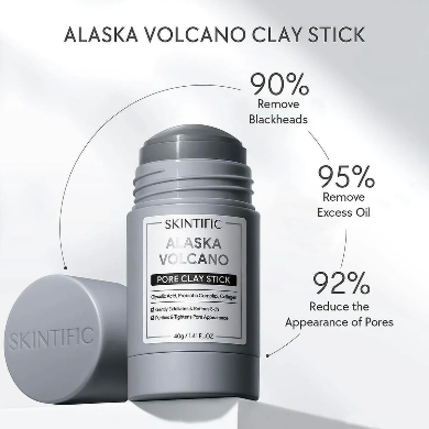 SKINTIFIC Alaska Volcano Clay Mask Stick 40g