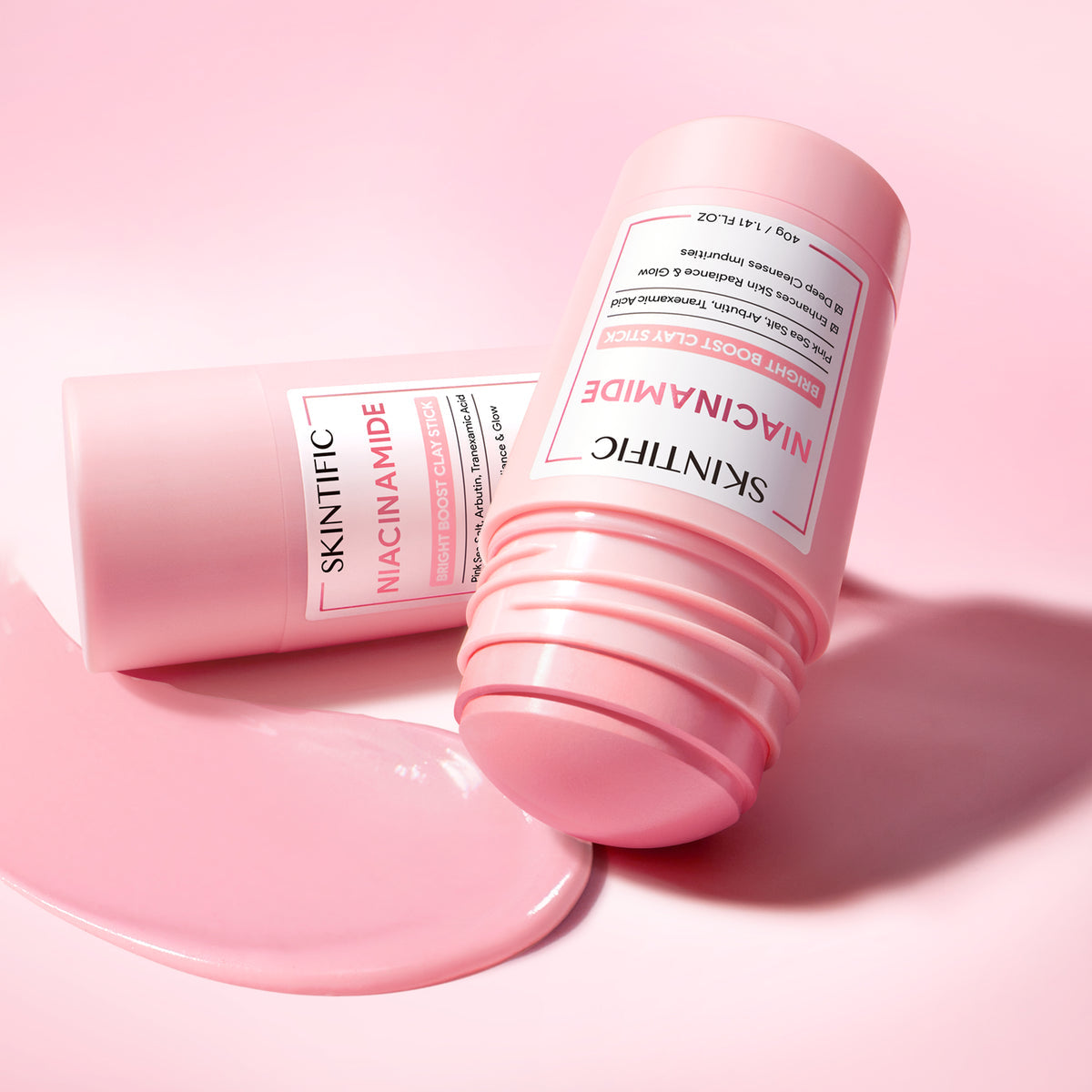 SKINTIFIC Niacinamide Bright Boost Clay Stick