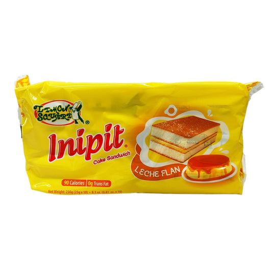 Lemon Square Inipit Cake Sandwich Leche Flan Flavor