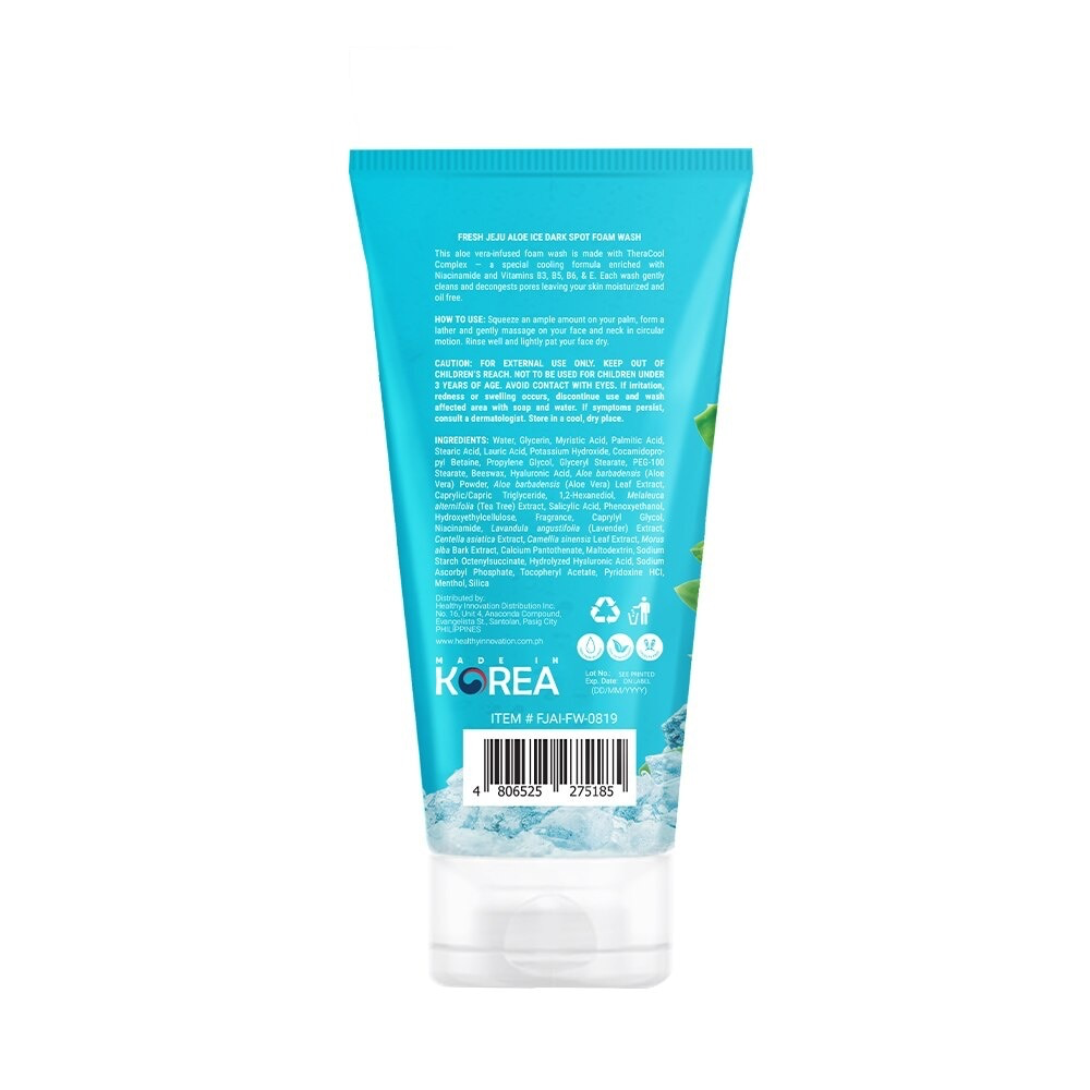 Fresh Skinlab Jeju Aloe Ice Foam Wash 100ml