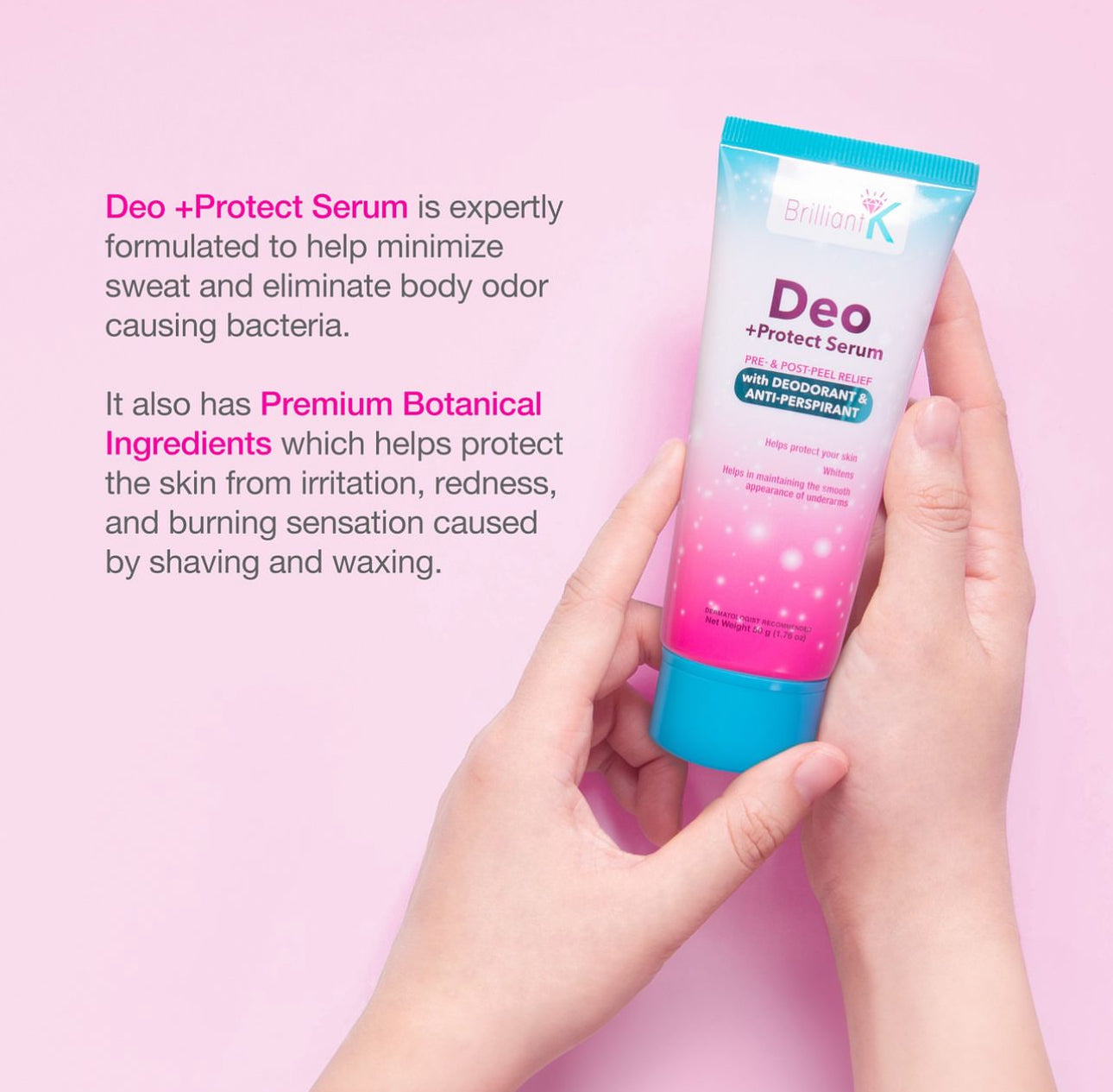 Brilliant K Deo+Protect Serum 50g