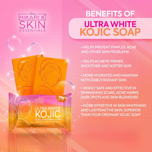 Hikari Skin Essentials Ultra White Kojic Skin Lightening Soap 75g