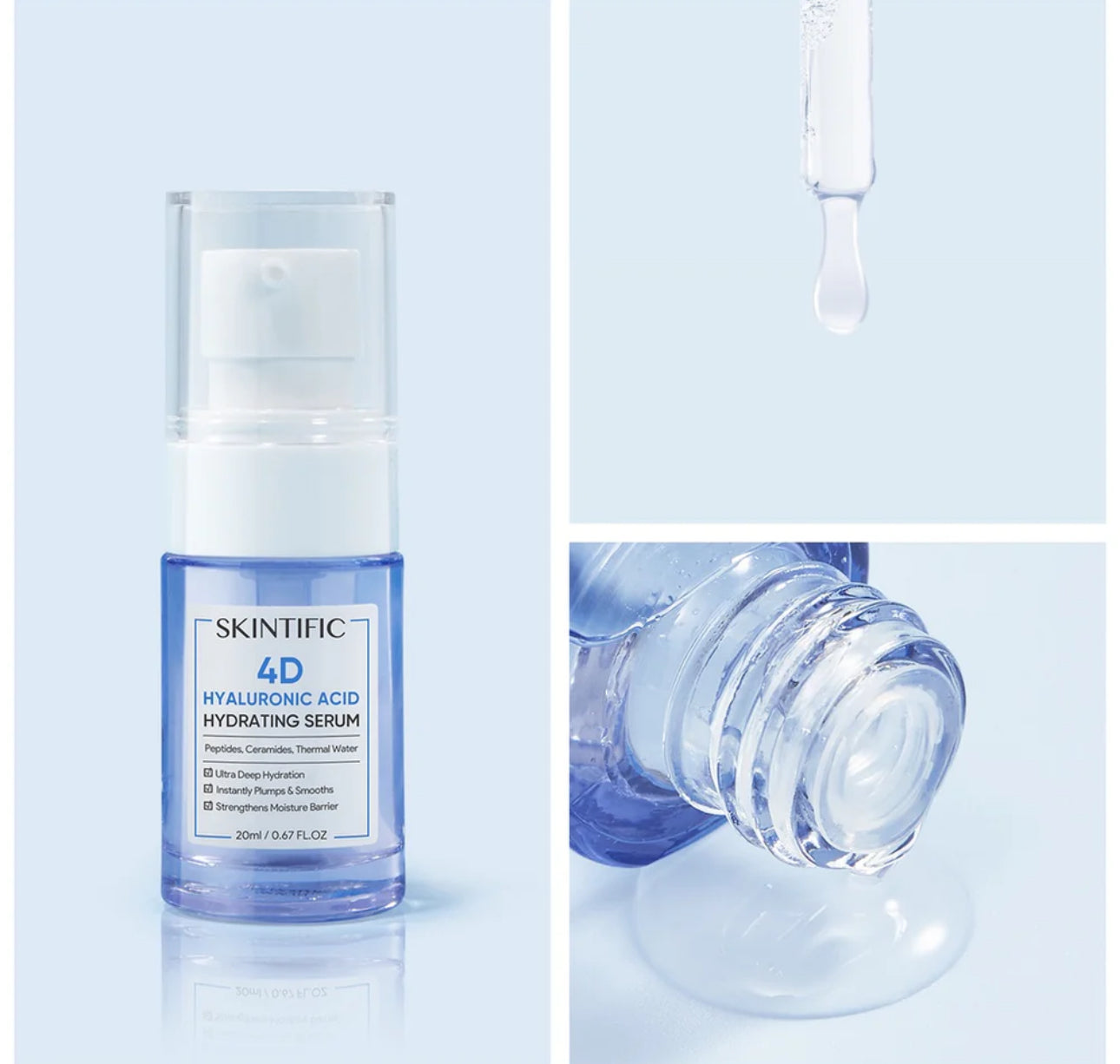 SKINTIFIC 4D Hyaluronic Acid Hydrating Serum 20ml