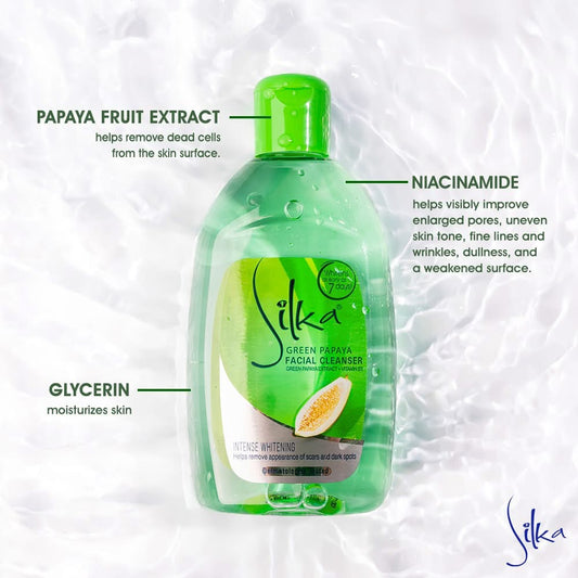 Silka Green Papaya Facial Cleanser  150ml