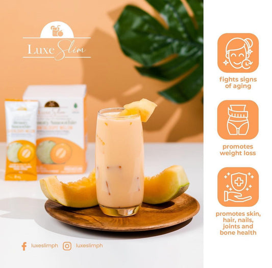 Luxe Slim Cantaloupe Beauty Smoothie