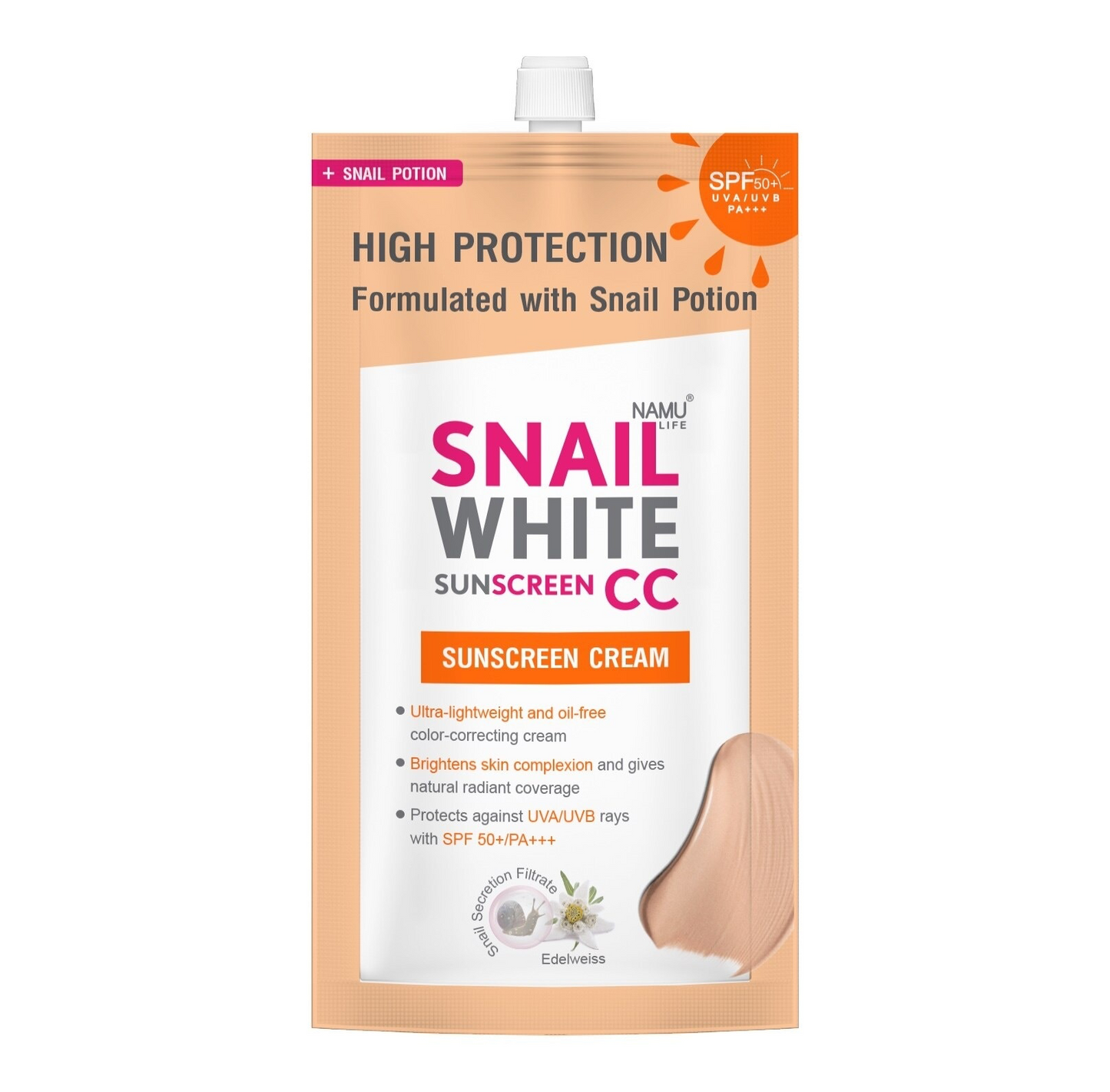 SNAILWHITE CC Sunscreen SPF 50+ PA+++ 6ml