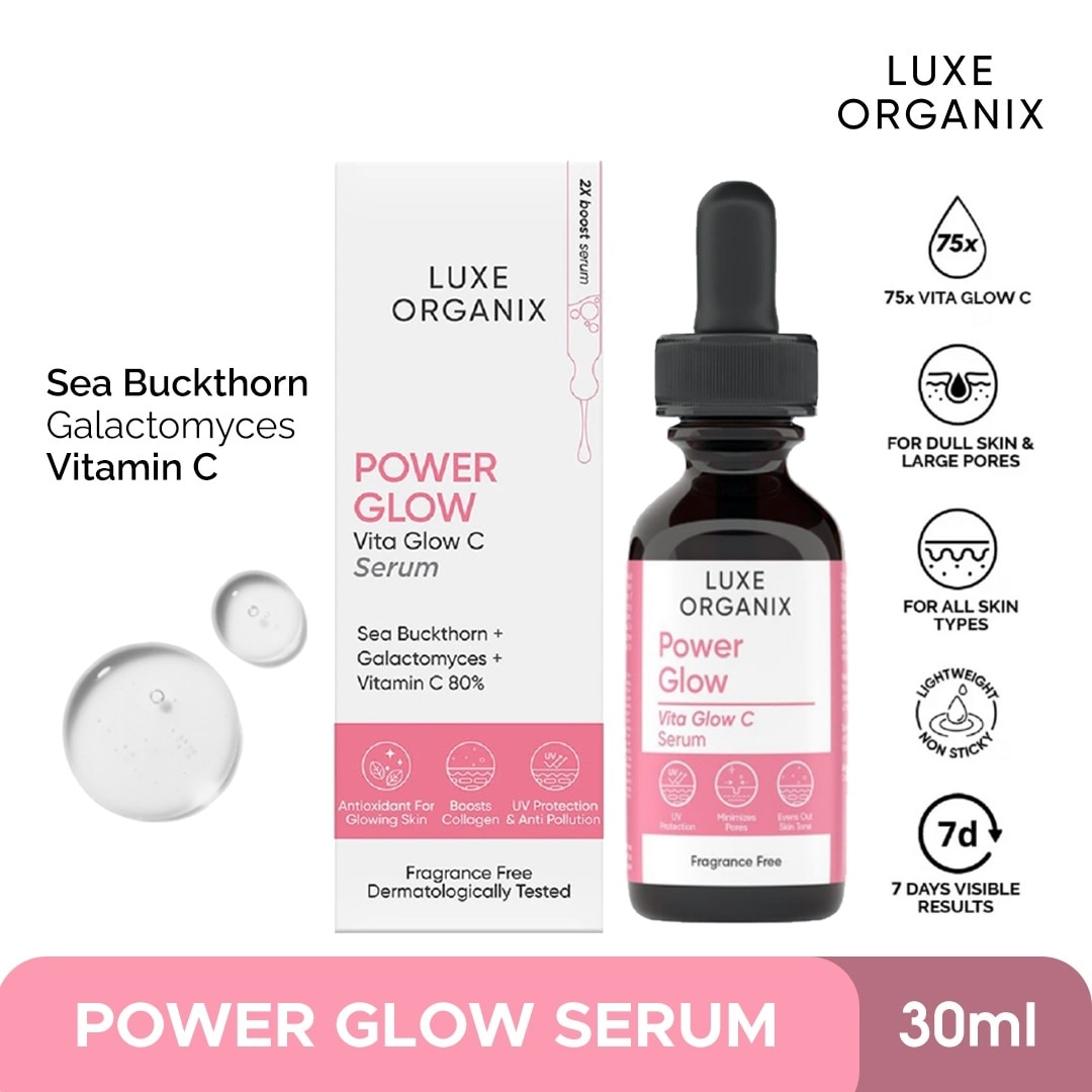 Luxe Organix Power Glow Serum (Choose a Size)