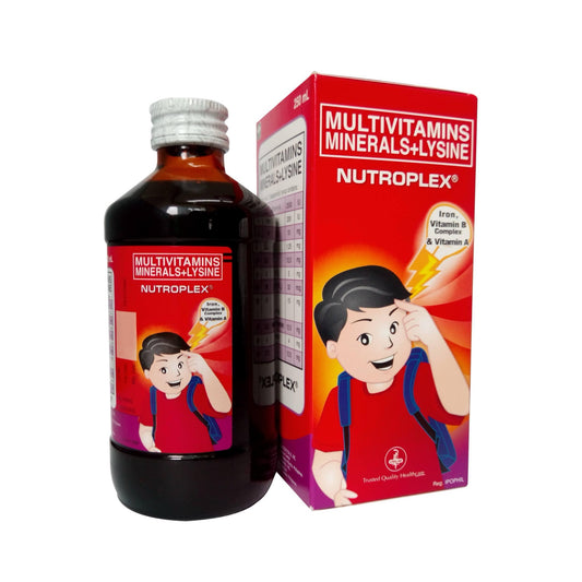 Nutroplex Multivitamins + Minerals + Lysine Syrup 240ml