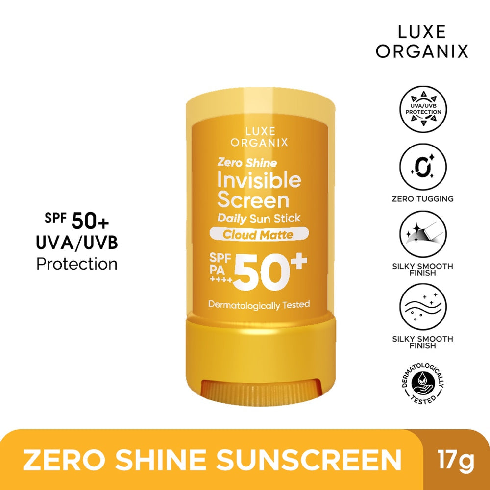 Luxe Organix Zero Shine Invisible Screen Daily Sun Stick with SPF 50+ –  Colabella