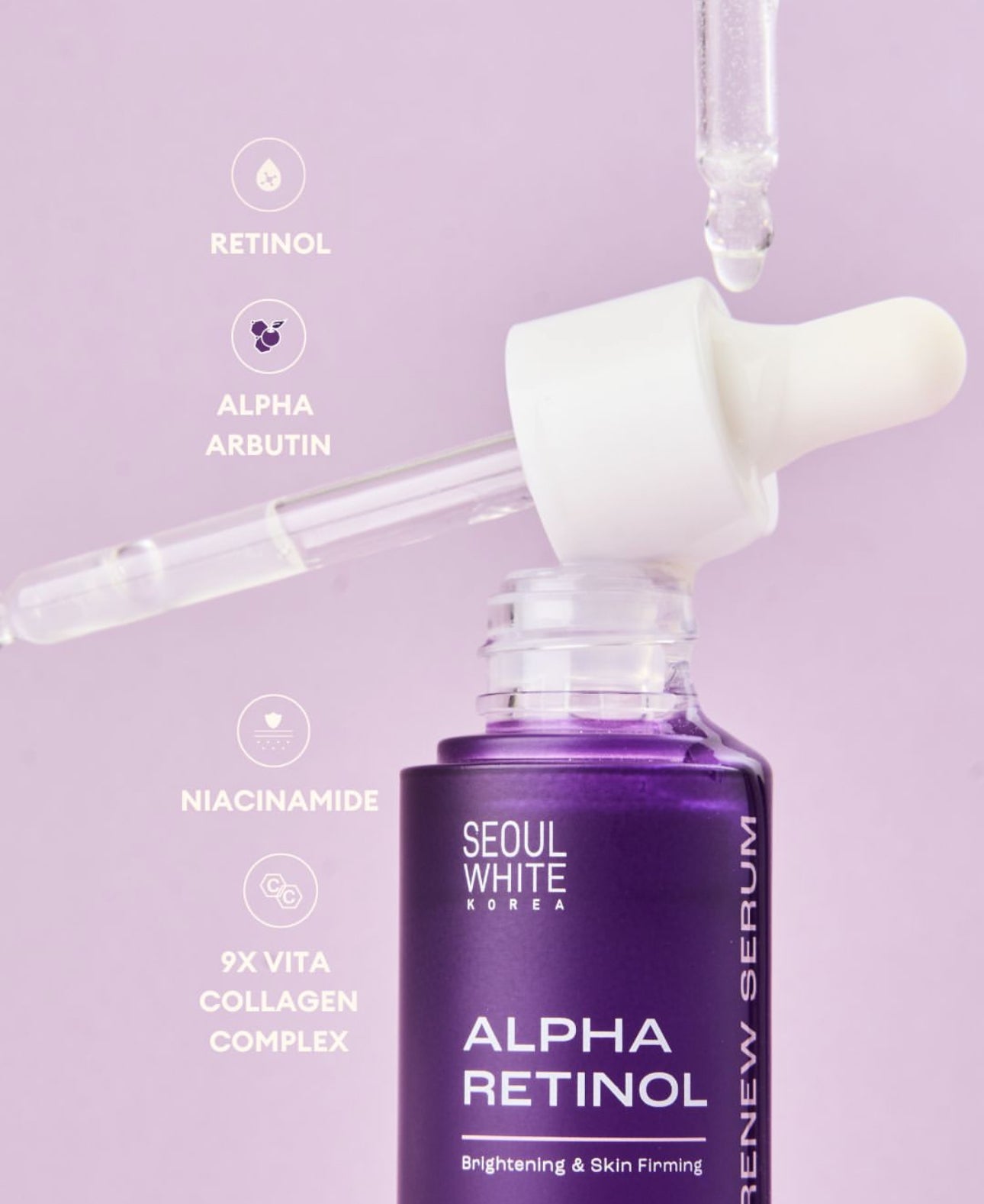 Seoul White Korea Alpha Retinol Brightening & Skin Firming Serum