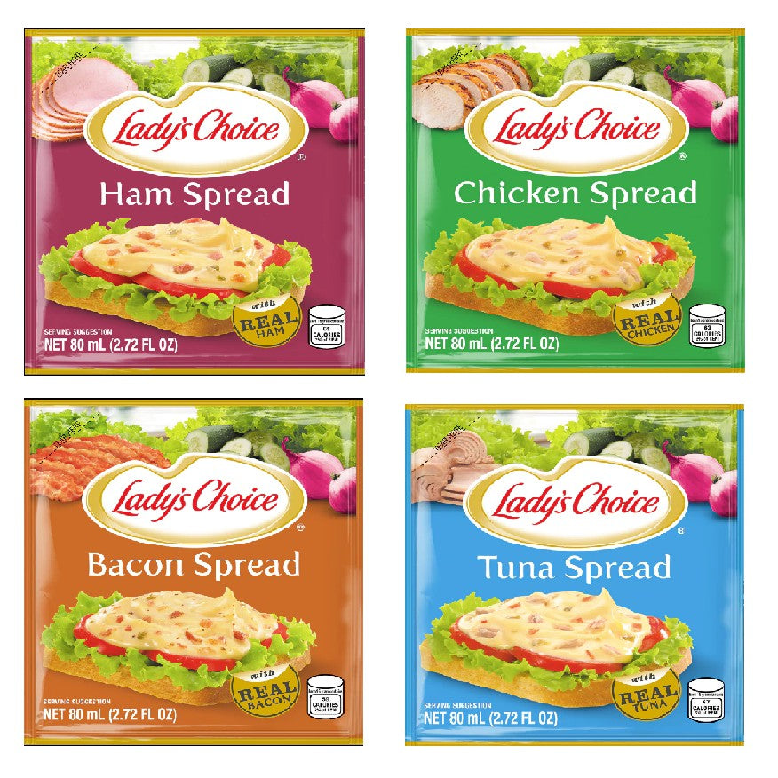 Lady’s Choice Mayonnaise & Spread 80ml (Choose a Variant)