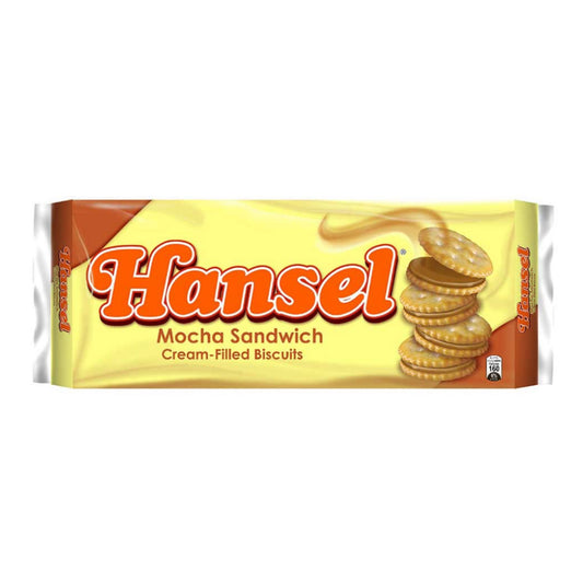 Hansel Mocha Sandwich Cream Filled Biscuits 10s
