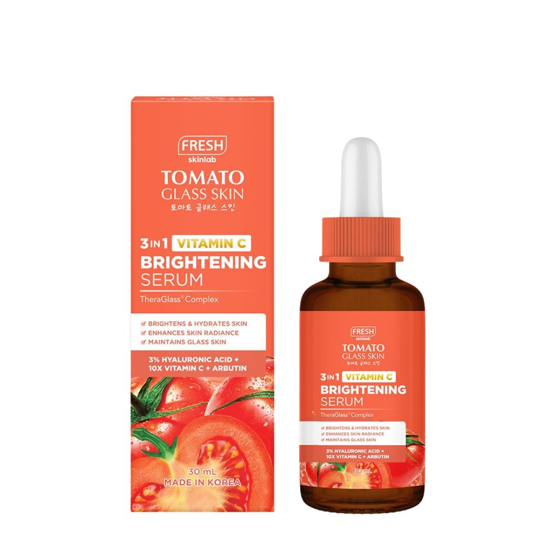 Fresh Skinlab Tomato Glass Skin 3-in-1 Vitamin C Brightening Serum 30ml