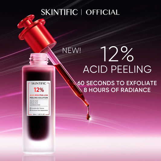 SKINTIFIC 2% AHA BHA PHA LHA Peeling Solution 30ml