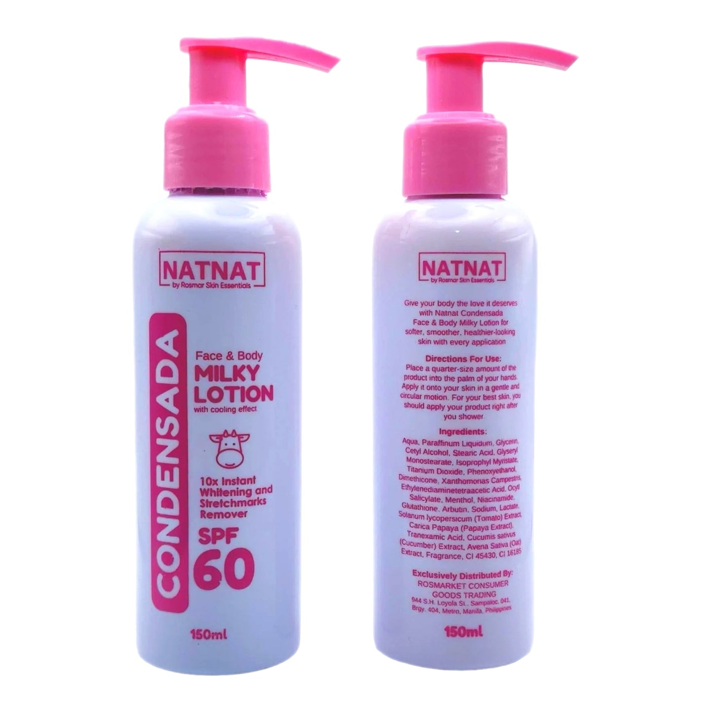 Rosmar NATNAT Condensada Face & Body Milky Lotion 150ml