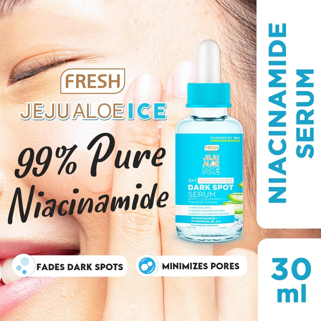 Fresh Skinlab Jeju Aloe Ice 3 in 1 Niacinamide Dark Spot Serum 30ml