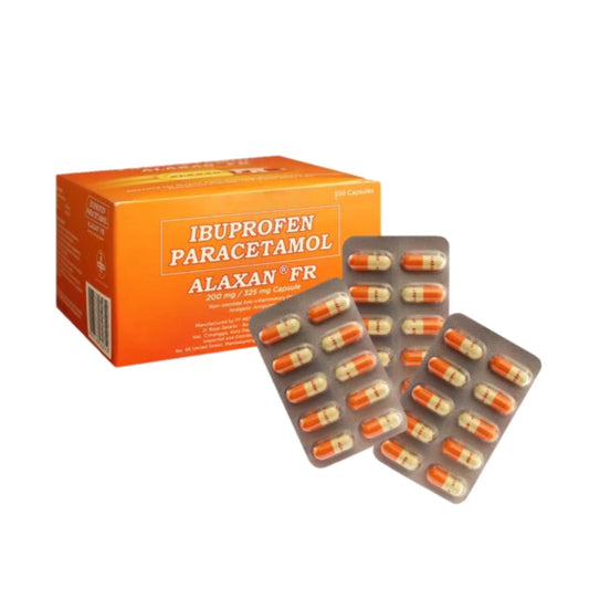 Alaxan FR Paracetamol Ibuprofen
325mg/200mg (10 Capsules)