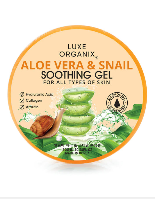 Luxe Organix Aloe Vera & Snail Soothing Gel