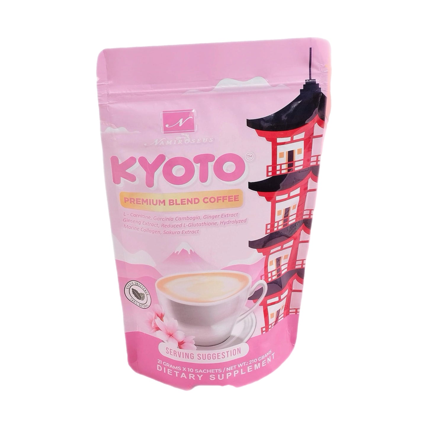 Namiroseus Kyoto Premium Blend Coffee (Slimming, Glutathione & Collagen) 10s