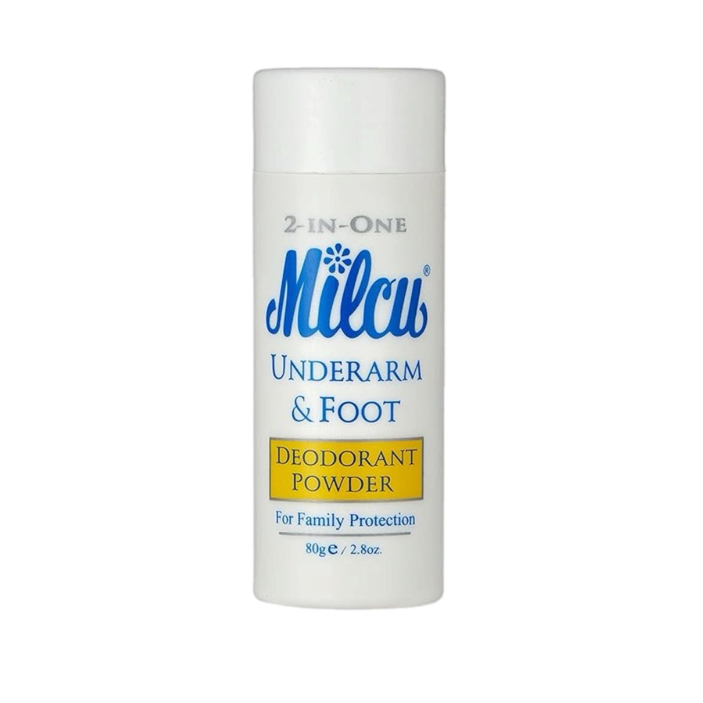 Milcu Underarm & Foot Deodorant Powder 80g