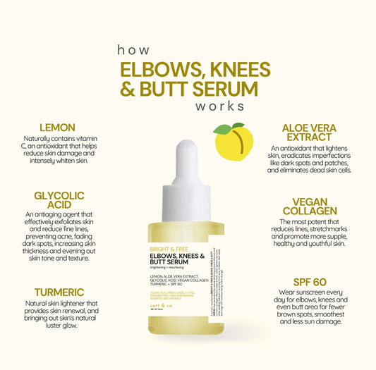 Bright & Free Elbows, Knees and Butt Serum