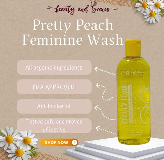 Beauty and Graces Pretty Peach Feminine Wash 150 ml