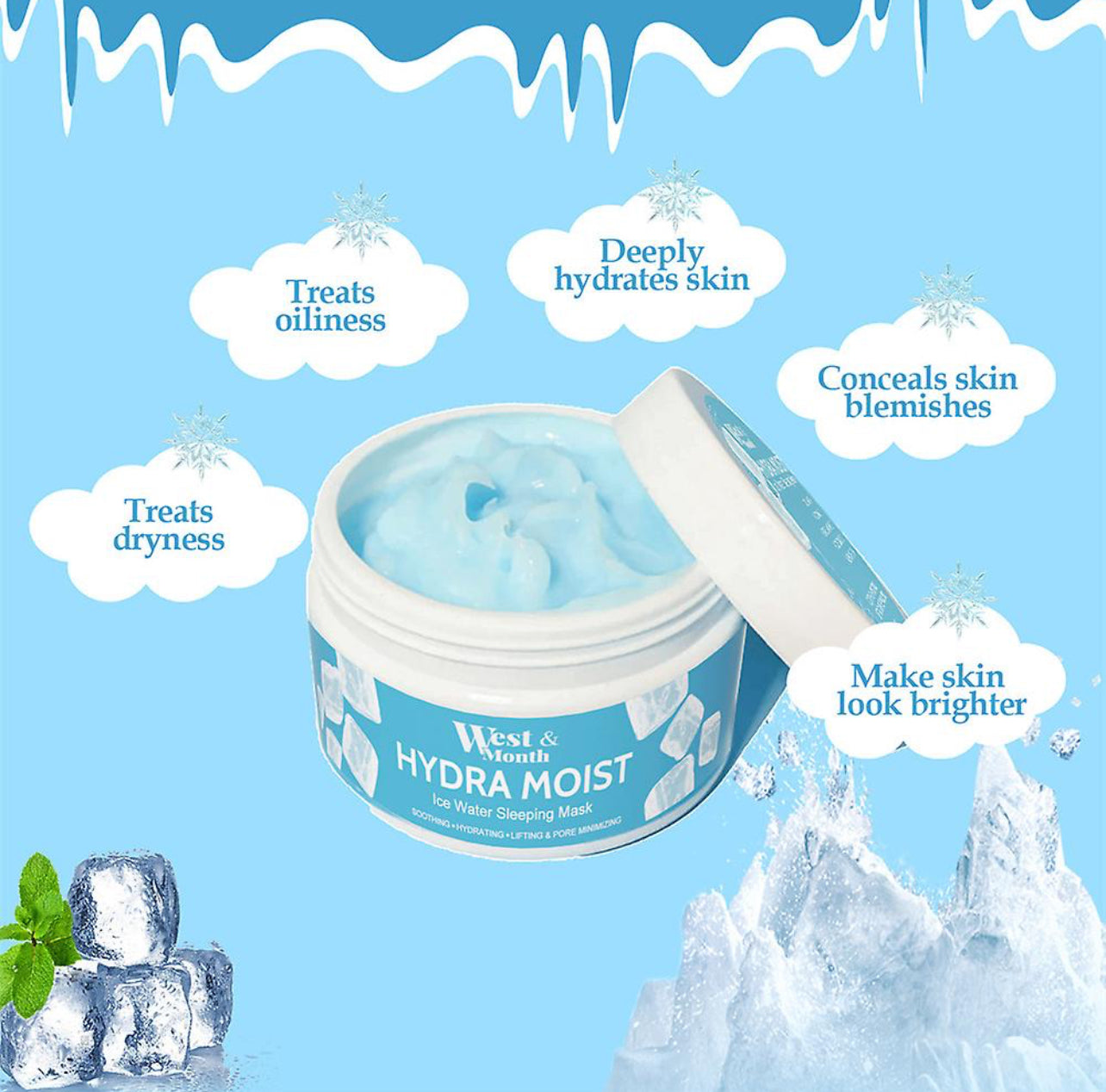 JSkin Beauty Hydra Moist Ice Water
Sleeping Mask 300g