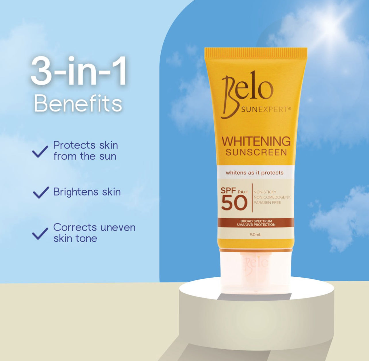Belo SunExpert Whitening Suncreen SPF50 50ml