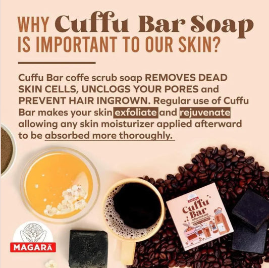 Cuffu Bar Coffee Scrub Soap 60g