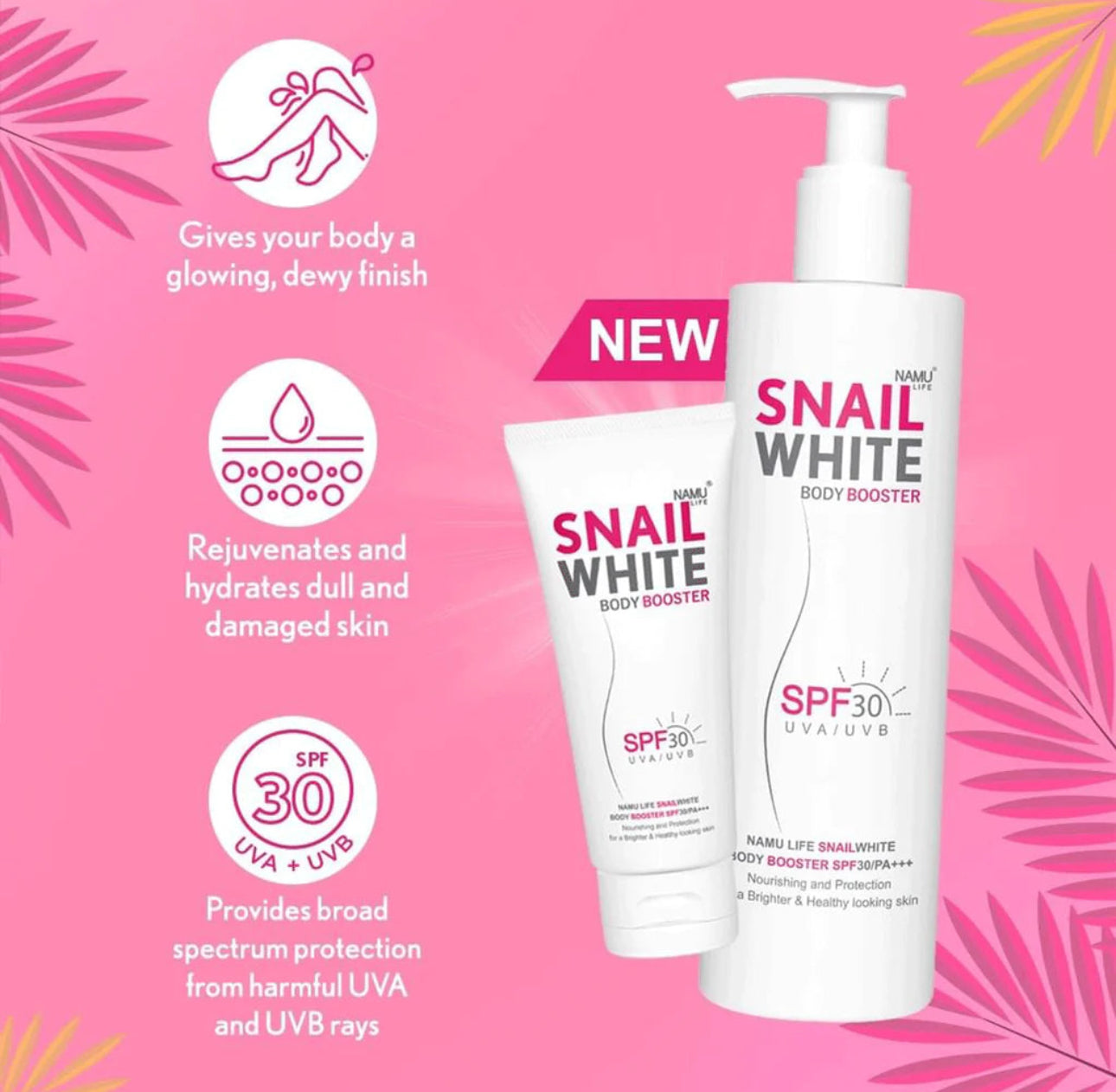 SNAILWHITE Body Booster Lotion SPF30 350ml