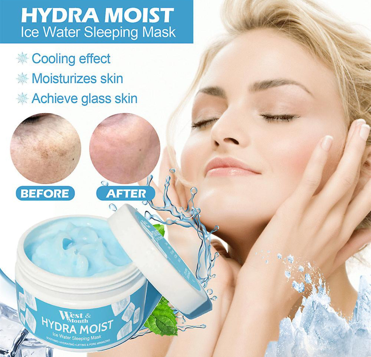 JSkin Beauty Hydra Moist Ice Water
Sleeping Mask 300g