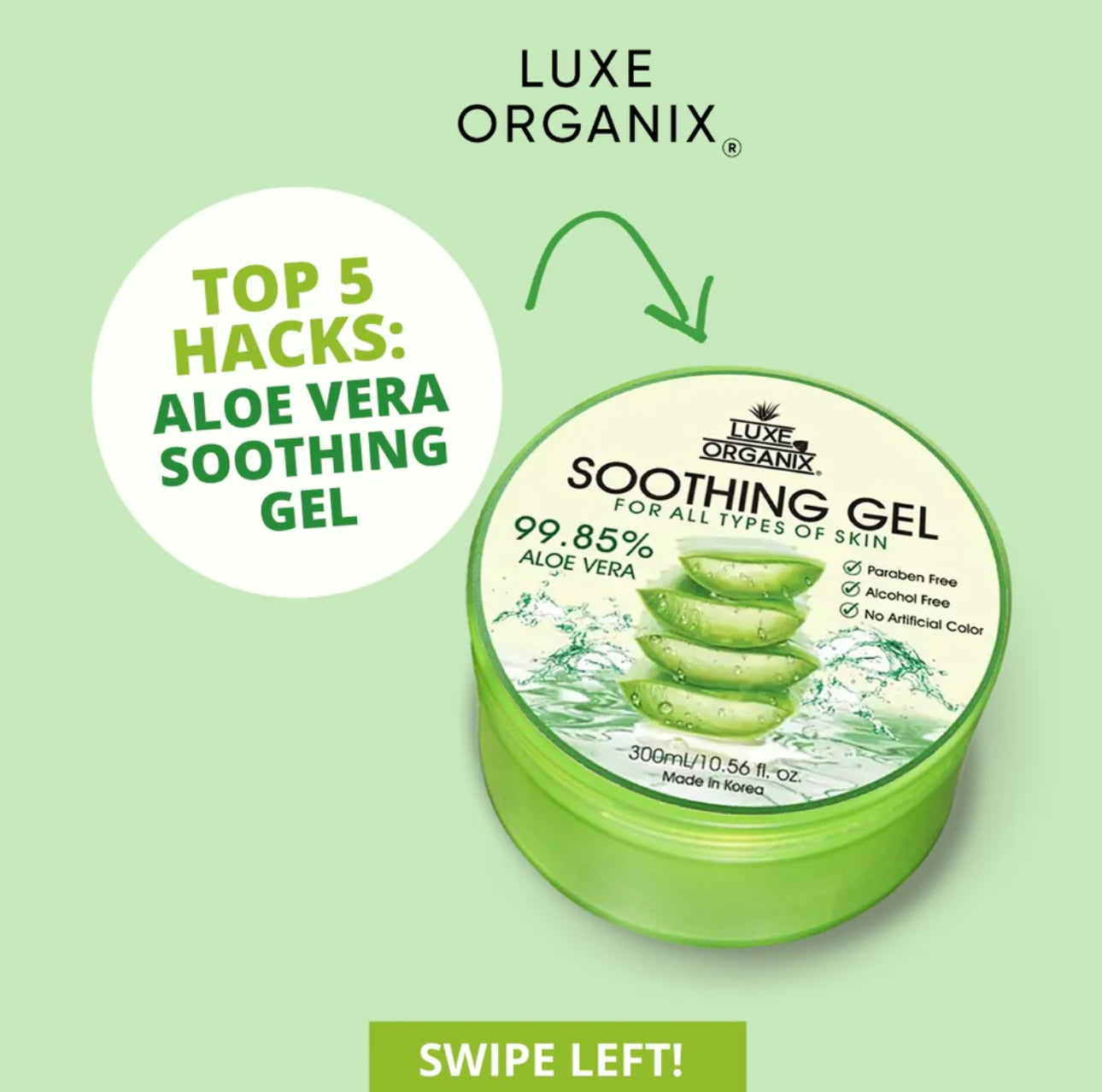 Luxe Organix Aloe Vera Soothing Gel