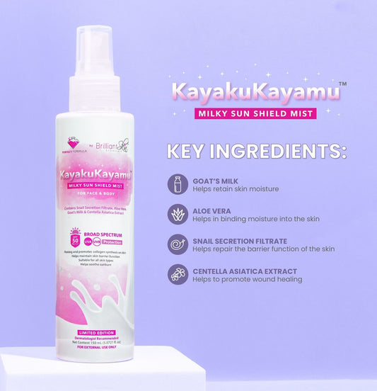 KayakuKayamu Milky Sun Shield Mist SPF50 150ml