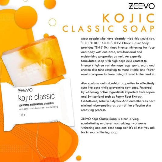 Zeevo Kojic Classic Soap with 10x Whitening 135g