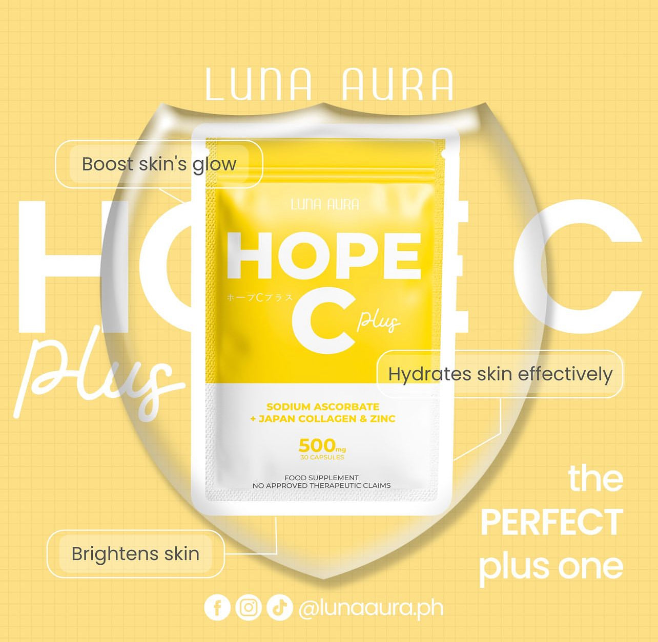 Luna Aura Hope C Plus 30 Caps