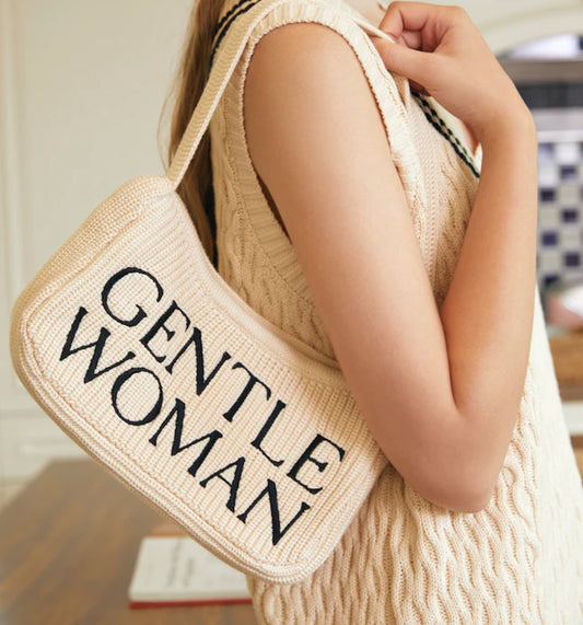 GW Preppy Knit Shoulder Bag